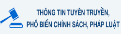 Thông tin tuyên truyền, phổ biến chính sách, pháp luật